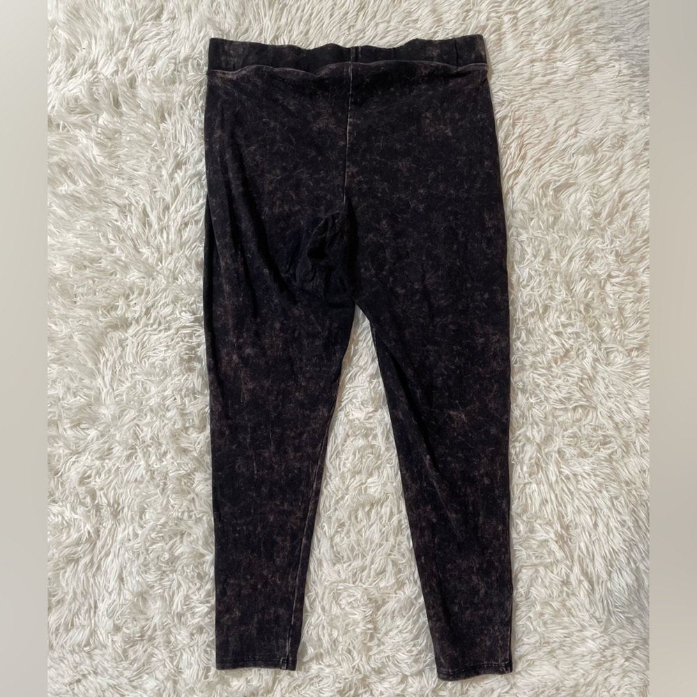 Torrid Grunge Punk Rock Goth Emo 90s Mineral Acid Wash Leggings Black 2X 18 20 - Picture 5 of 6